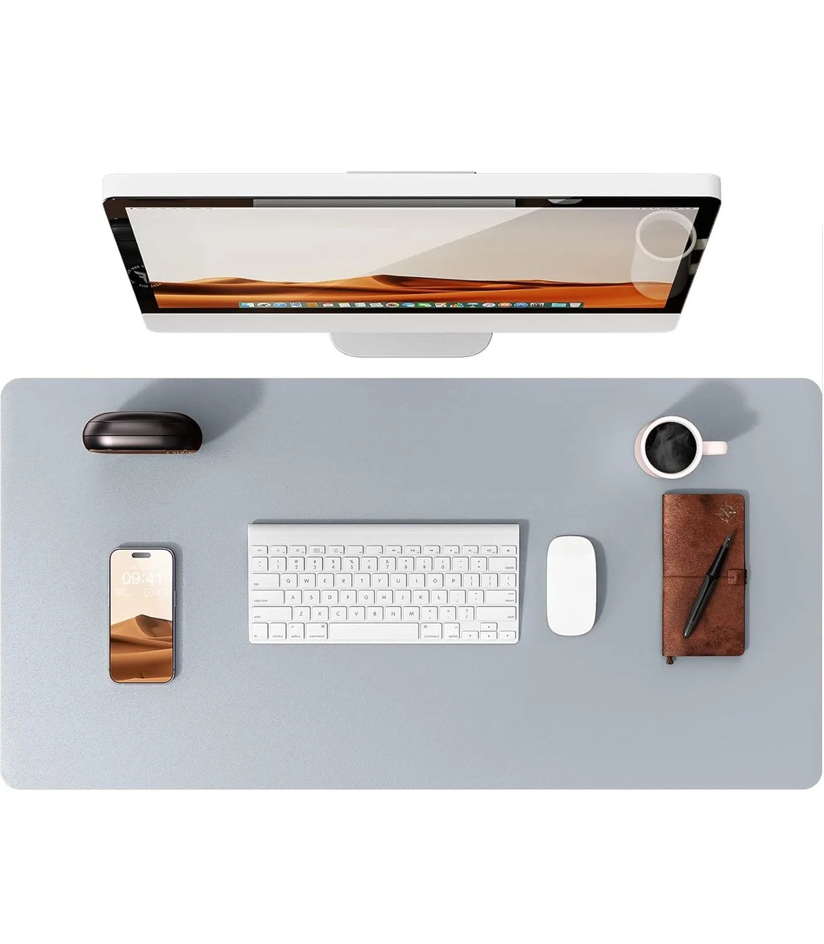 Sous-main de bureau grand format en PU