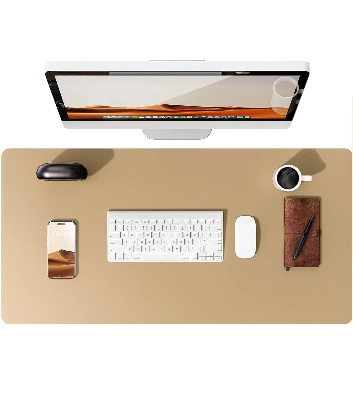 Sous-main de bureau grand format en PU