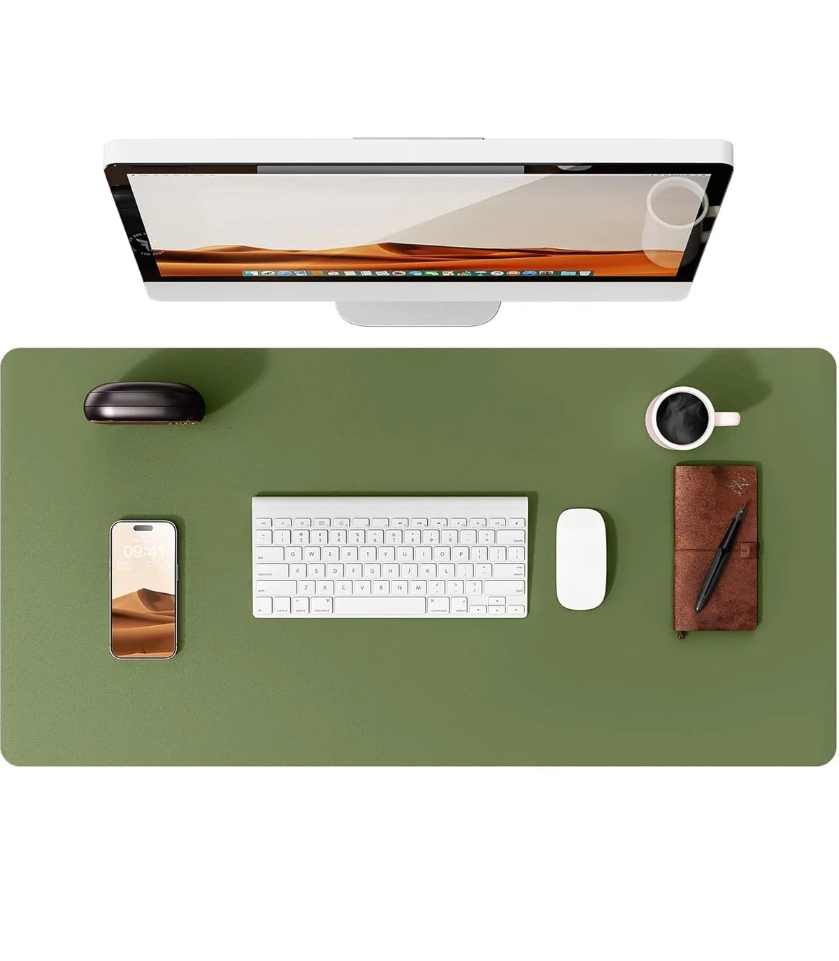 Sous-main de bureau grand format en PU
