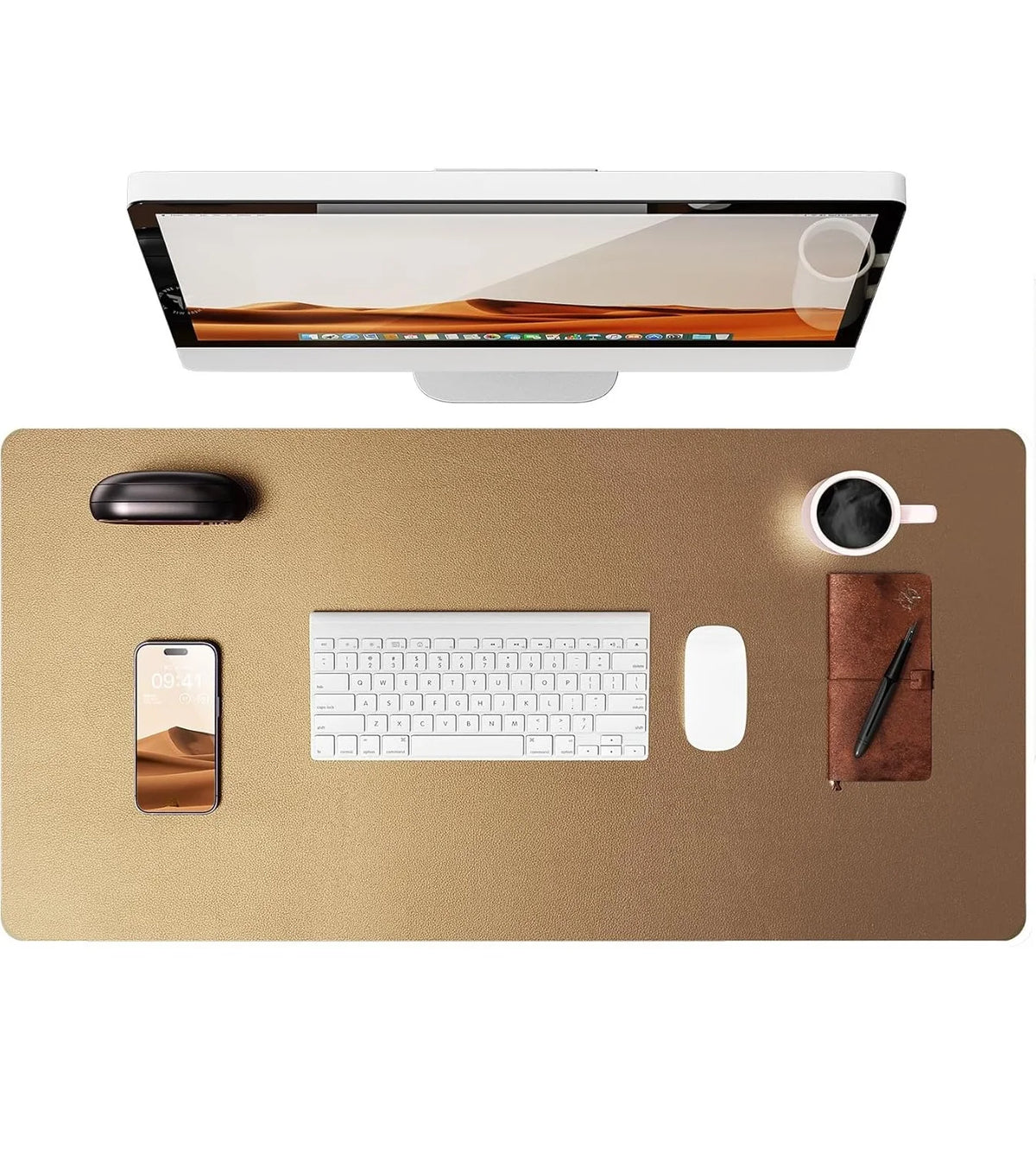 Sous-main de bureau grand format en PU