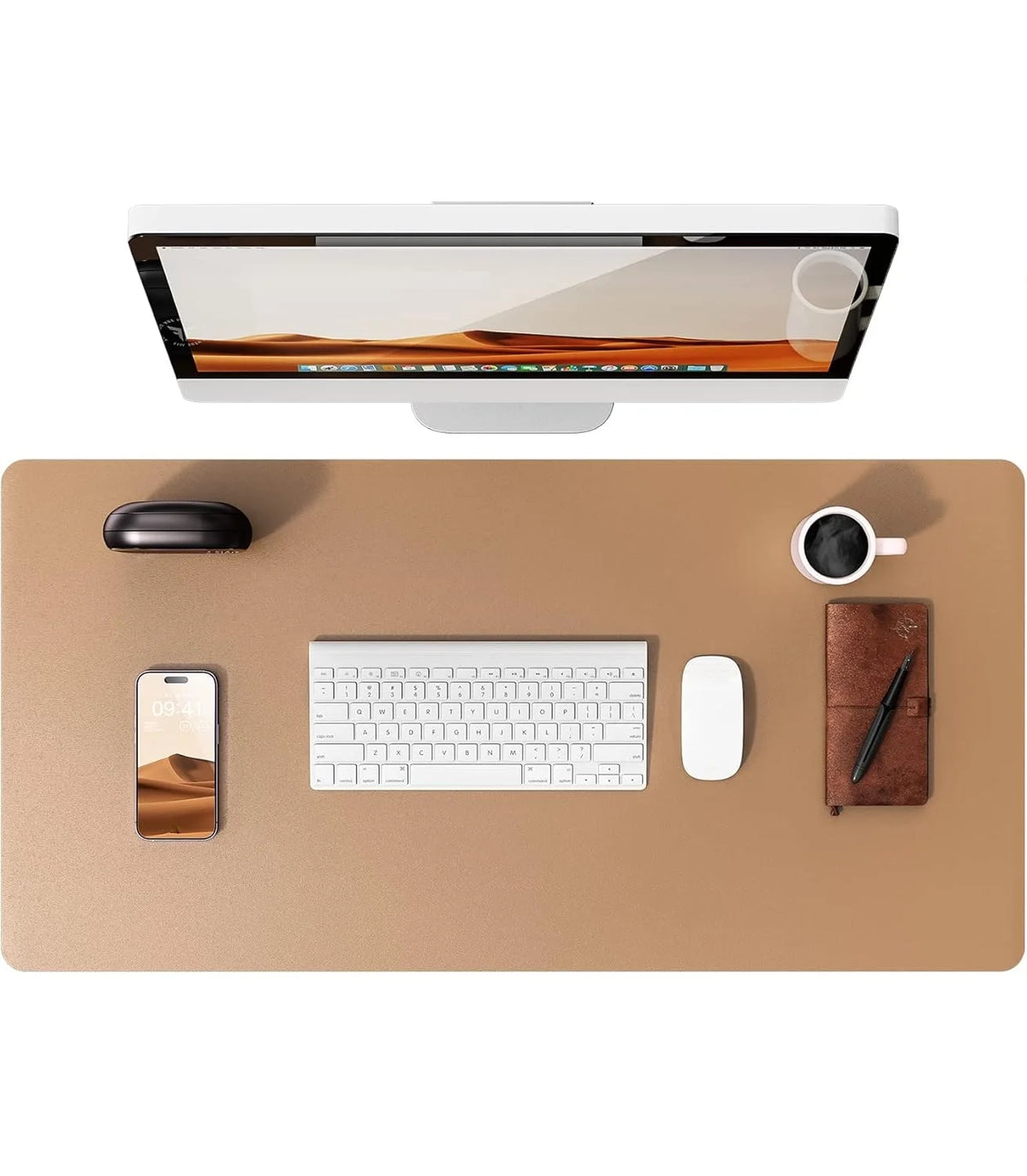 Sous-main de bureau grand format en PU