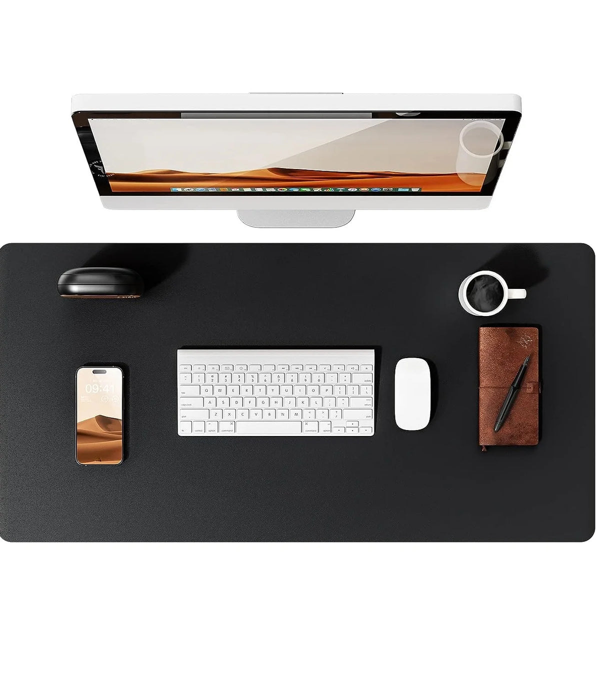Sous-main de bureau grand format en PU
