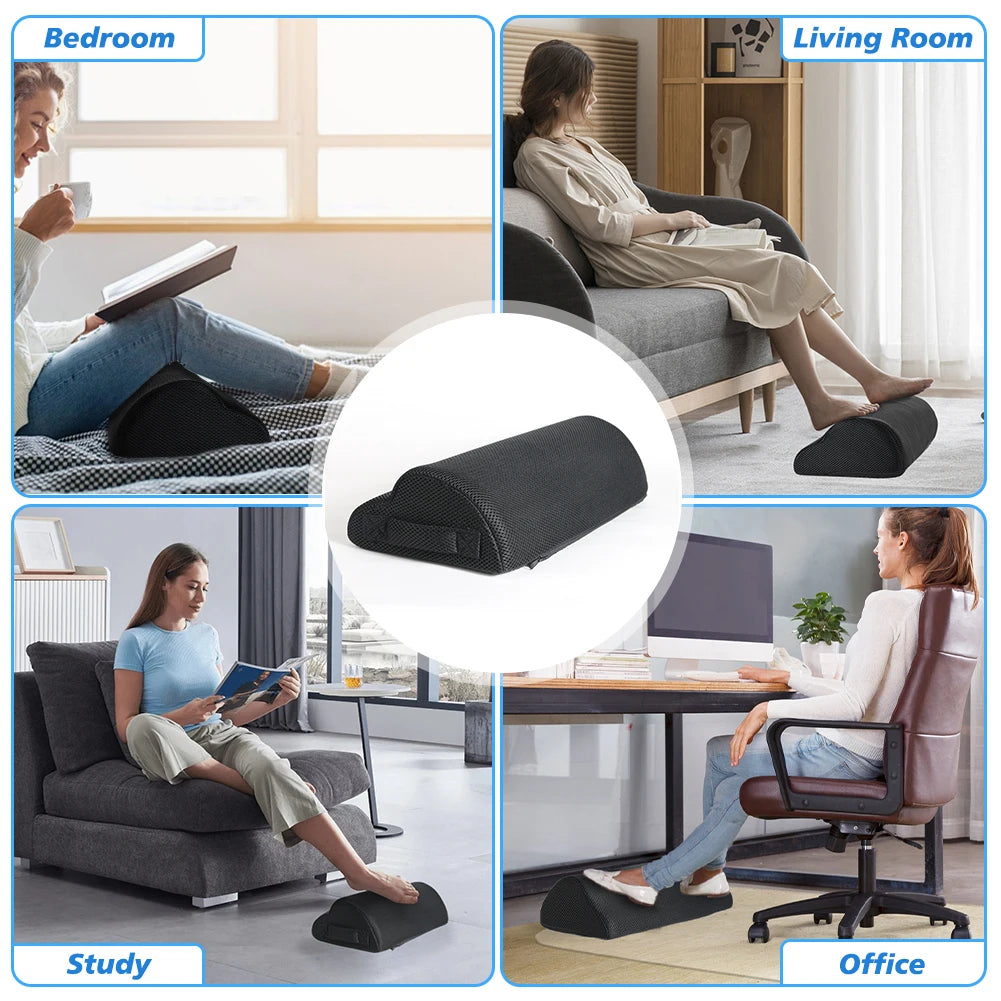 Repose-pieds ergonomique sous bureau
