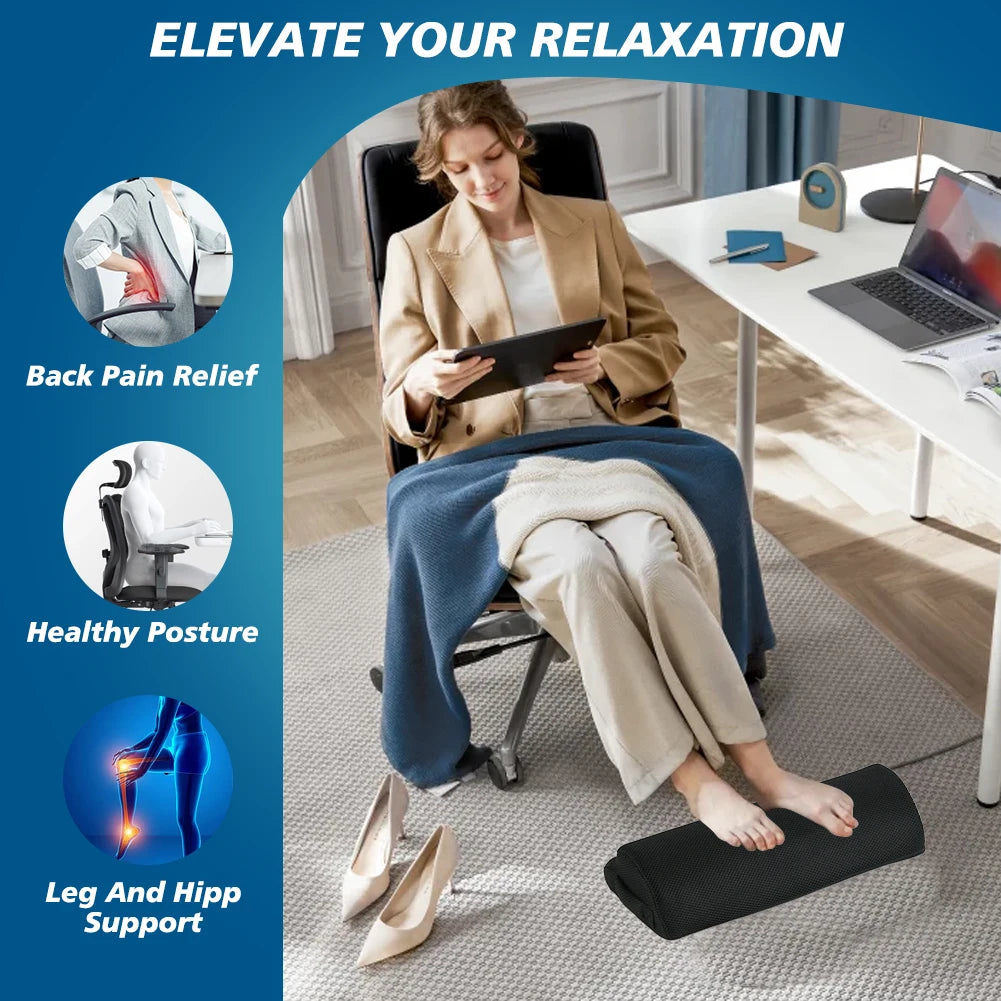 Repose-pieds ergonomique sous bureau
