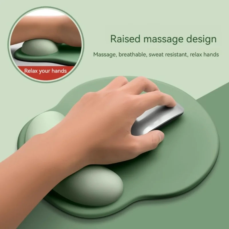 Tapis de souris ergonomique avec repose-poignet