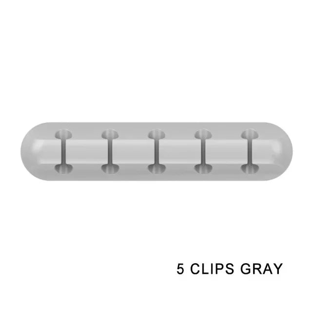 Organisateur de câbles bureau en silicone