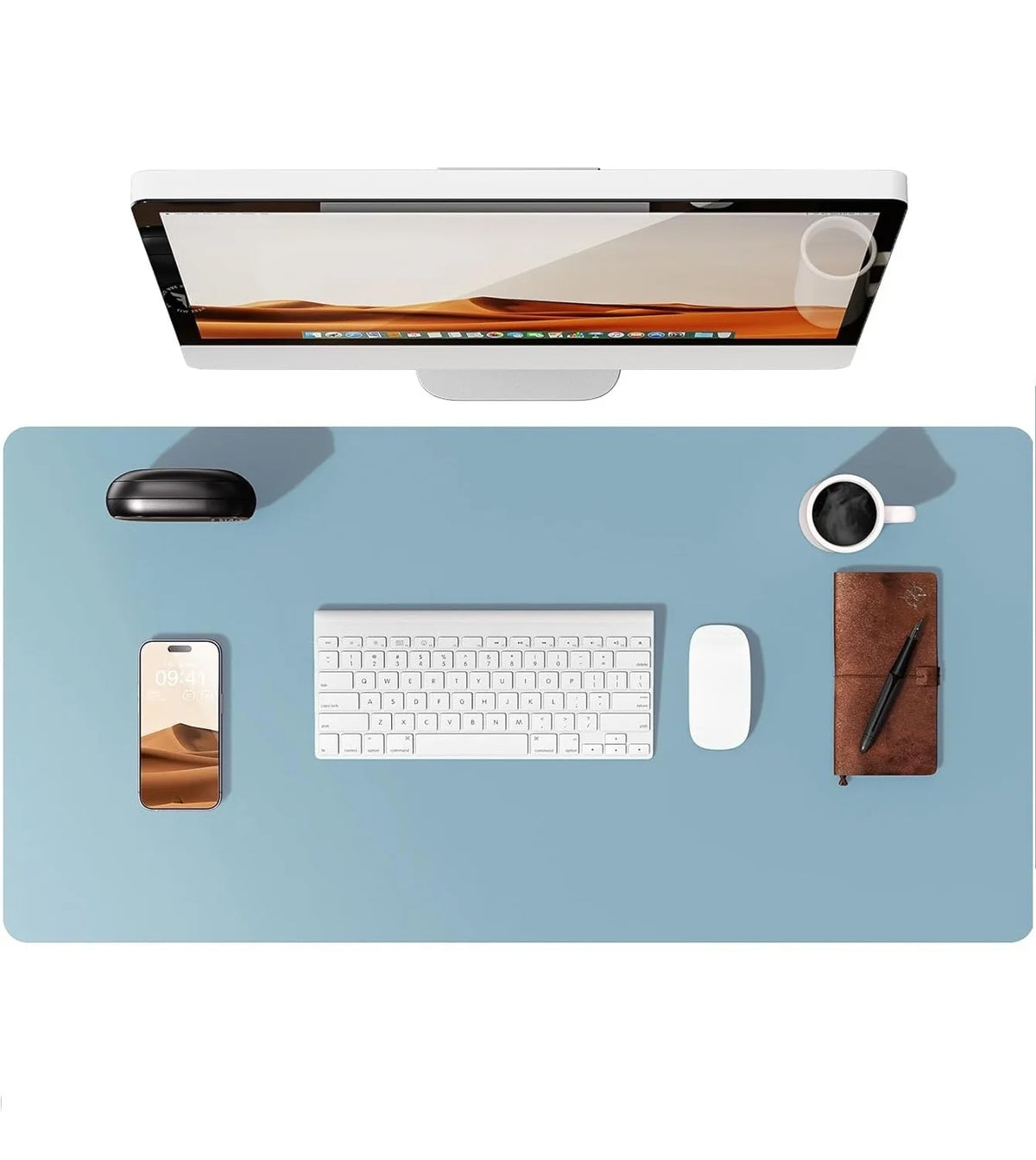 Sous-main de bureau grand format en PU