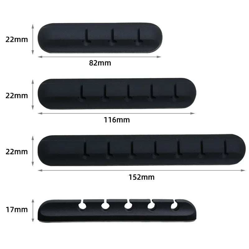 Organisateur de câbles bureau en silicone