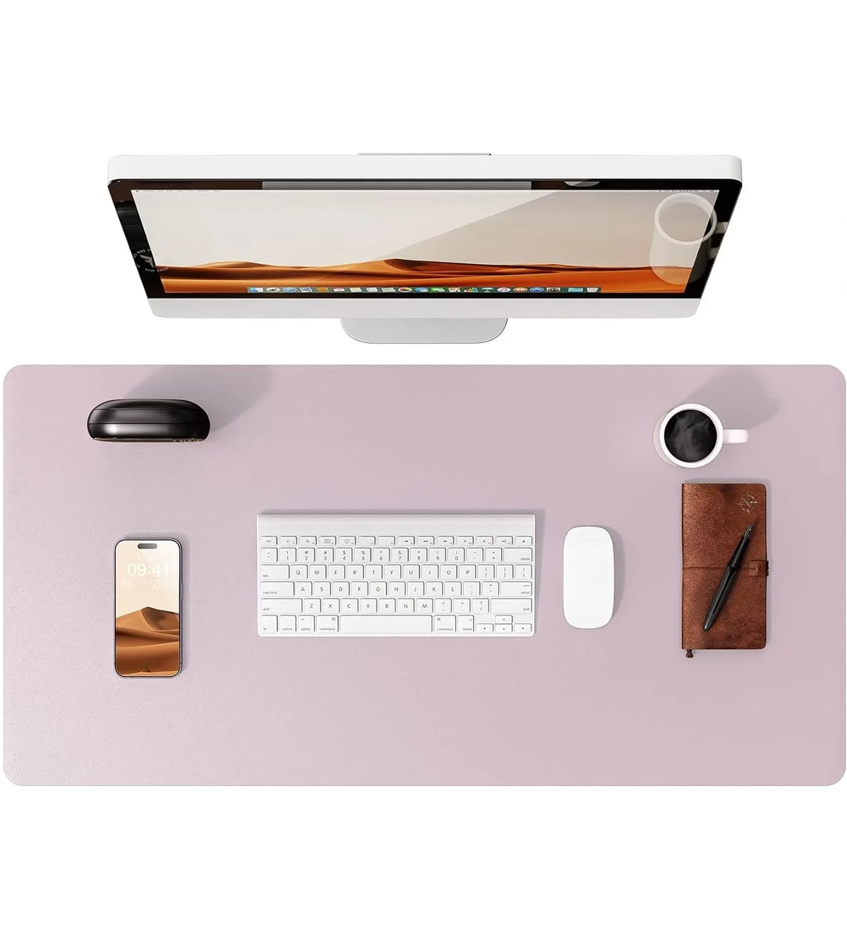 Sous-main de bureau grand format en PU