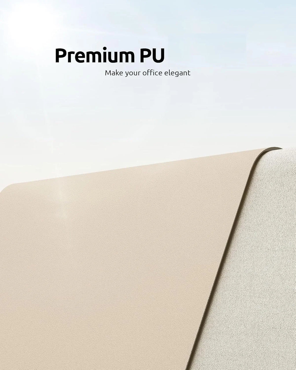 Sous-main de bureau grand format en PU