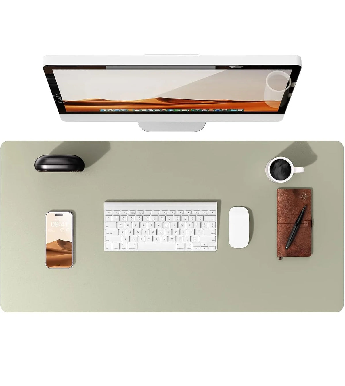 Sous-main de bureau grand format en PU
