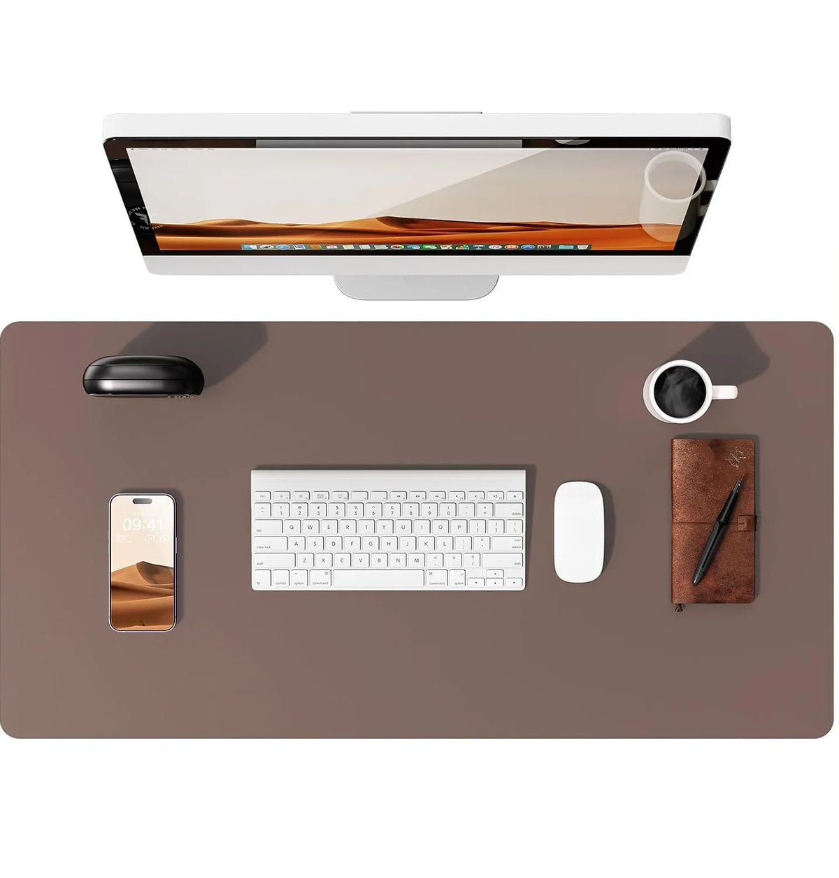 Sous-main de bureau grand format en PU