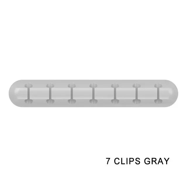 Organisateur de câbles bureau en silicone