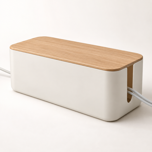 Boîte cache-câbles TEVO avec couvercle – vue produit