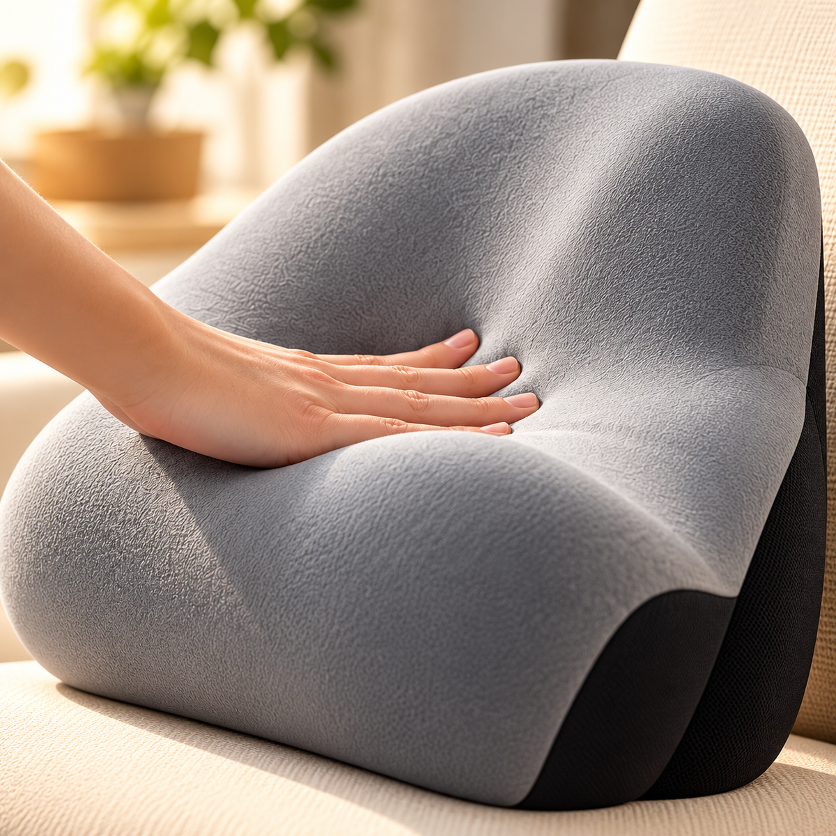 Mousse à mémoire de forme du coussin ergonomique