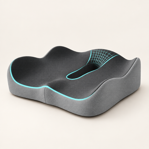 Coussin d’assise ergonomique mémoire de forme TEVO – photo principale premium